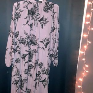 Lilac Floral Lounge Dress